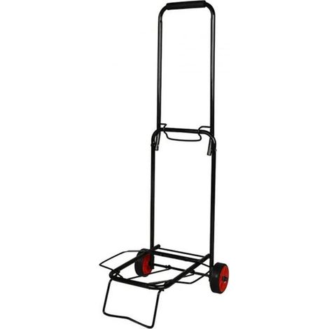 TrAdE Shop Traesio - Carrello Portapacchi Bagagli Valigie Pieghevole Richiudibile Fino A 55kg A 2 Ruote 69801 - (1/5)