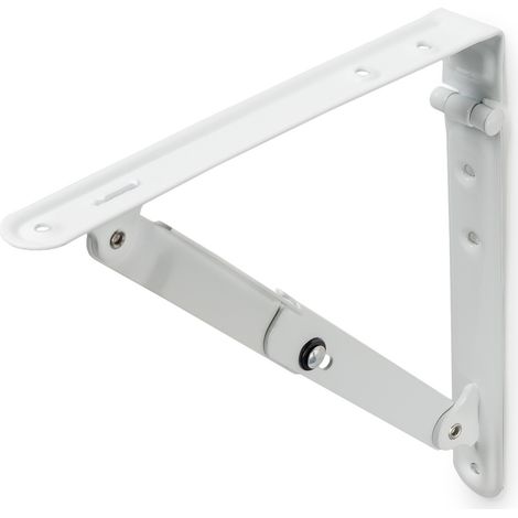 Escuadra para Estantería  Estilo Decorativo  Fabricado en Acero  Acabado en Blanco  Medidas 24199203 mm  Sistema de Fijación Atornillado  1 Unidad -