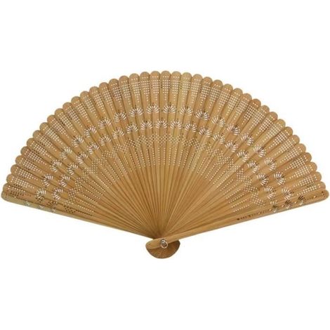 Filiyano-Éventail en soie de bambou, éventail pliable en bois, éventail vintage, décoration à faire soi-même (1/4)