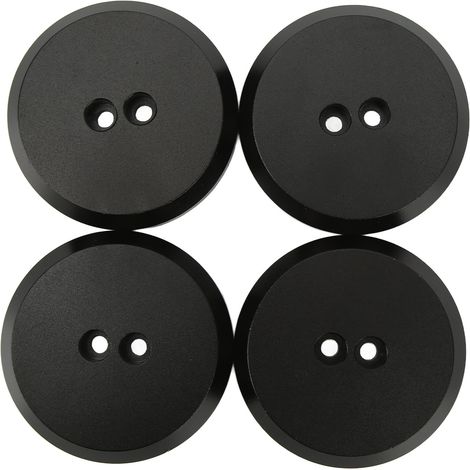 Coussinets de Cric en Aluminium Noir Haute Résistance, Surfaces Anodisées, Adaptateurs de Levage pour Chevrolet Corvette C5 C6 C7 C8, Lot de 4 (1/5)