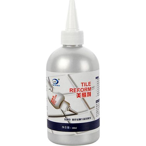 Joint blanc 150 ml pour carrelage domestique, joint de sol imperméable et anti-moisissure pour carrelage mural et de sol (1/4)