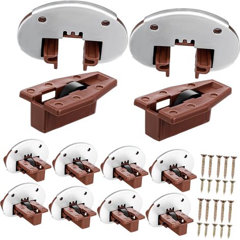 TEHAUX Kit de réparation glissières (10 jeux) : guide rail durable un (1/5)