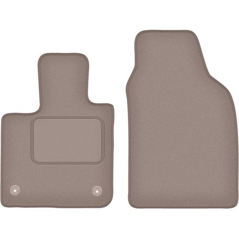 Beige Vordermatten für: Fiat E-500X / 500x Electric Crossover (2019-)