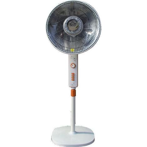 DCG Eltronic SA9680 appareil de chauffage Intérieure Orange, Blanc 900 W Chauffage de ventilateur électrique