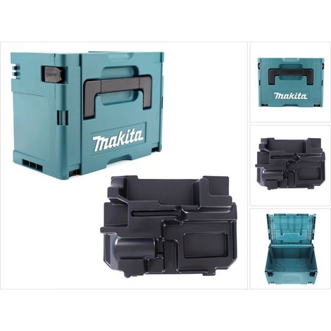 Makita MAKPAC 3 Systemkoffer + Einlage für Makita BPJ / DPJ 180 / PJ 7000 (1/5)