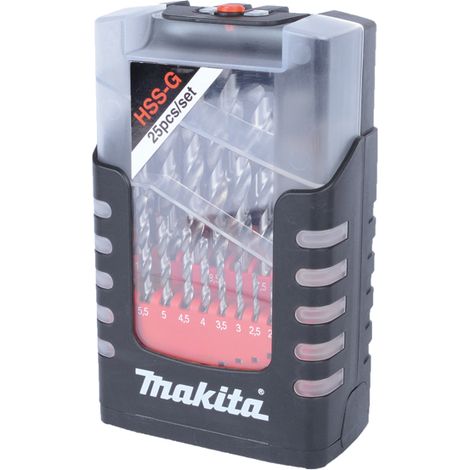 Ensemble de forets Makita HSS-G 1-13 mm 25 unités