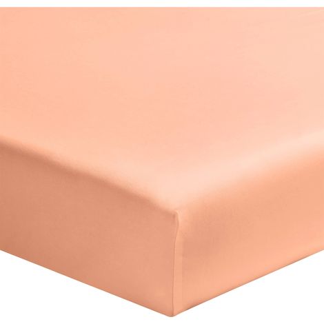 Drap housse bébé cododo rose poudré 100% coton biologique bonnet 10 cm 50x85 (1/2)