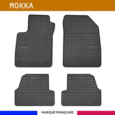 Tapis de voiture - Sur Mesure pour MOKKA (2012 - 2021) - 4 pièces - Tapis de sol antidérapant pour automobile - Souple (1/4)