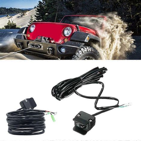 Kit de commande de guidon Mini Switch pour treuil VTT 12 V avec interrupteur à pouce (1/4)