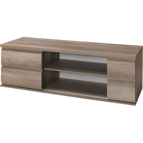 Mobile TV MIRO - 2 vani - Color quercia - 165 x 52 x 55 cm (1/3)