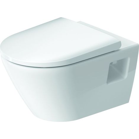 Duravit D-Neo - Wand-WC mit WC-Sitz, SoftClose, weiß 45780900A1 (1/5)