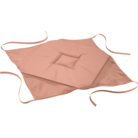 Galette de Chaise "Essentiel" 40x40cm Rose Blush (1/3)