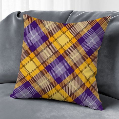 Housse de coussin carreaux style ferme, décoration maison élégante,45×45cm (1/5)