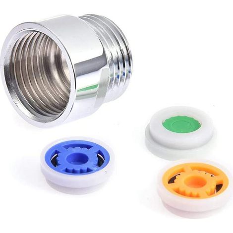 Economiseur D'Eau Pour Douche, Réducteur Limiteur Débit Au Choix 4L-7L-9L/Min Vous Garantie Une Economie De 50-70% Sur Votre Consommation D'eau, Installation Simple Avant Pommeau De Douche Et Flexible (1/5)
