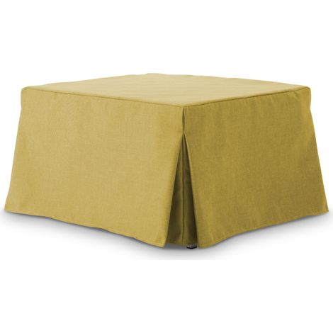 TIP-TOP Schlafhocker aus wasserfestem Stoff T13 73 cm gelb (1/2)
