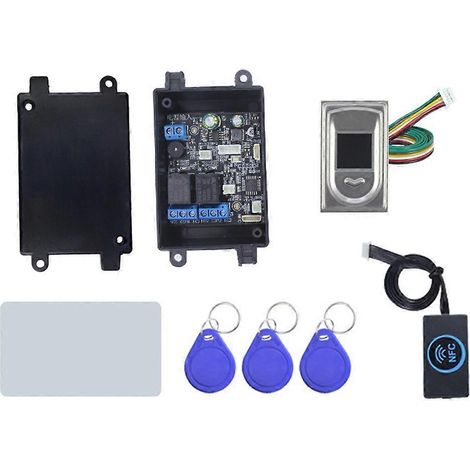 Contrôleur d'accès par empreinte digitale, module de relais de commande de serrure électrique NFC, interrupteur à induction pour carte à puce, déverrouillage de vélo à faire soi-même S2 (1/5)