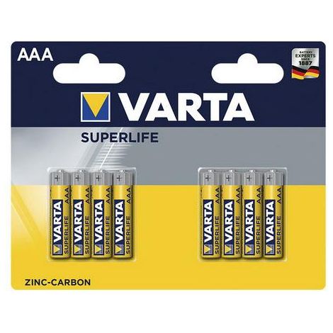Varta SUPERLIFE AAA Batterie à usage unique Zinc-Carbone