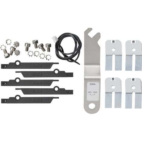 Gira Zubehörset Türstation Edelstahl 8000100
