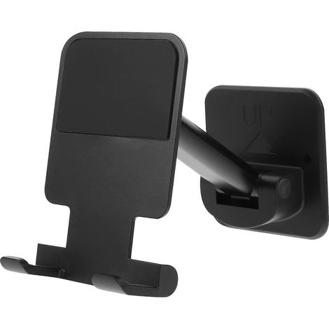 Support mural pour téléphone portable, support mural pliable pour téléphone portable-13.8x10.1cm-Black (1/3)