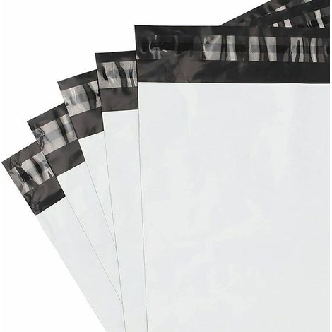 100er-Packung A3-Versandtaschen aus Kunststoff, große Vinted-Paketversandtasche – 30 x 42 cm, ideal zum Verpacken von Kleidungspaketen – Groß – Crezuo