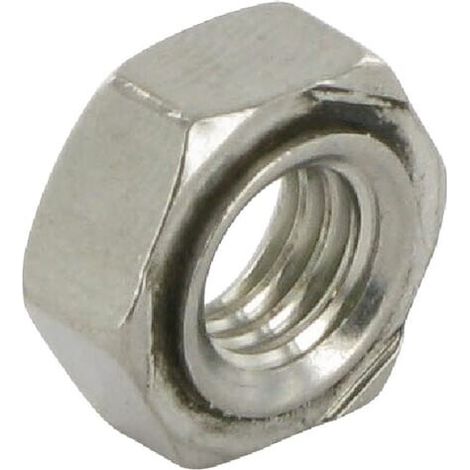 Sechskantschweißmutter DIN929 M6x1,00 Edelstahl A2 UNIVERSAL 9296RVSP001 00 (1/2)