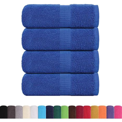Serviettes d'invité FROGN 4 pcs bleu 30x50 cm 360 g/m²