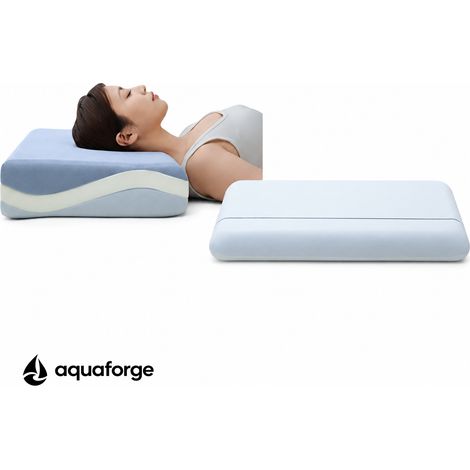 Almofada Cervical Ergonómica Espuma Viscoelástica Hipoalergénica Respirável (1/5)