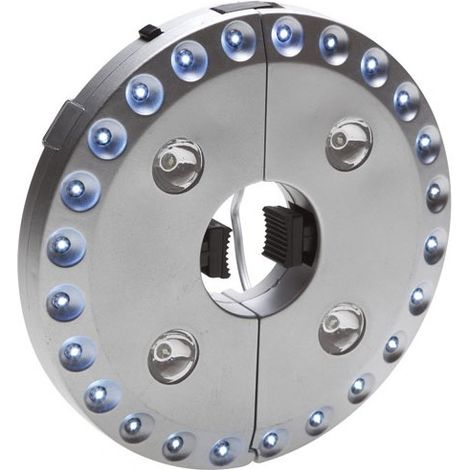 CAO - Lampe tente / parasol 28 led abs gris 16cm (1/6)