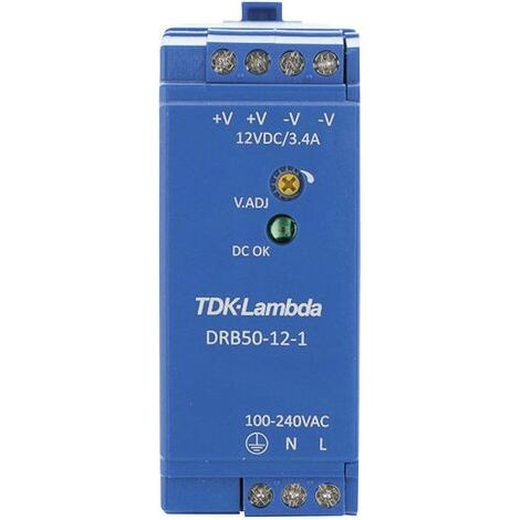 TDK-Lambda DRB-50-12-1 alimentation rail DIN 12V 50W (1/5)