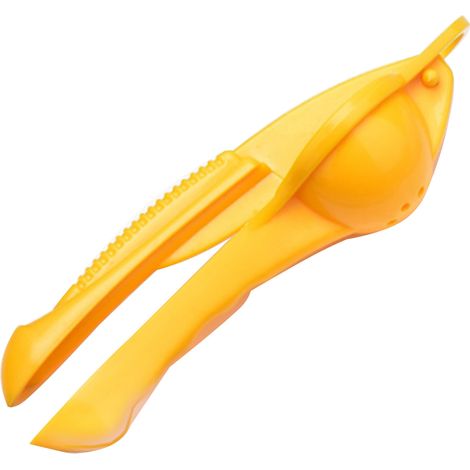Exprimidor de limones portátil manual, mini licuadora, 1 unidad, amarillo (1/5)