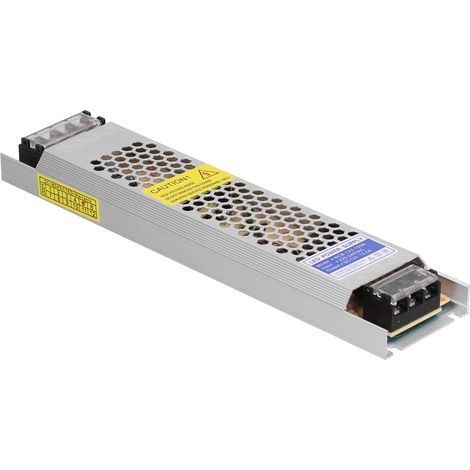 Transformateur électronique LED ultra-mince 150W 12V, alimentation à découpage régulée pour bandeau lumineux, WCB-12V-150W (1/5)