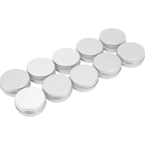 Fafeicy Boîtes rondes vides en aluminium -- Lot De 10pcs Boîtes Rondes En Aluminium Vides Pour Bougies Et parfum mascara 10 15 ml (1/5)