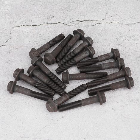 Kit de boulons de fixation pour collecteur d'échappement compatible avec Ford F250 F350 7.3L Powerstroke Diesel 94-03 (1/5)