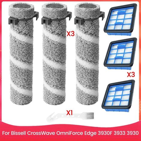 Bürstenwalzenfilter-Set 3930F 3933 3930 für den kabellosen Bissell CrossWave OmniForce Edge Mehrzweck-Hartbodenreiniger (1/5)
