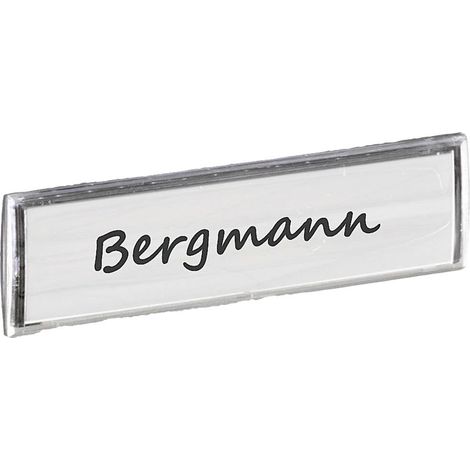 Burg Wächter 18661 BK 92 F SB Fenêtre pour le nom plastique transparent