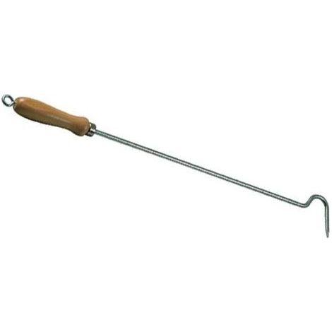 Attizzatori per Fuoco Zincati Manico Legno Art.134 43 Cm