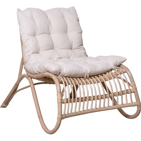 Poltrona moderna in legno di teak, design elegante e confortevole per la decorazione di interni ed esterni, mobili ausiliari