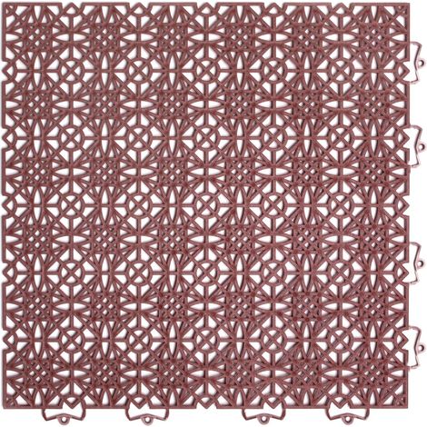 Andiamo Terra sol - Piastrelle per terrazze, Sistema a Scatto, Pannelli in plastica per Esterni, per balconi, terrazze, Pavimenti Esterni, Balcone, Resistente alle intemperie, Pannello in plastica (1/5)
