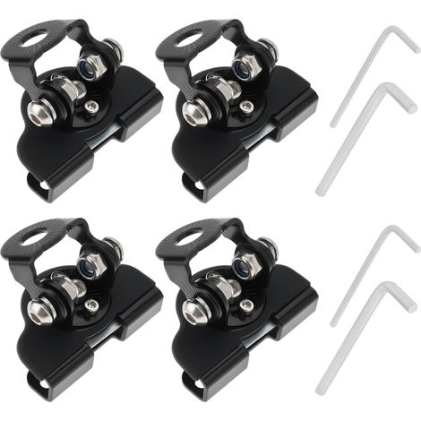 2 Paires de Supports de Fixation pour Barre Lumineuse Tout-Terrain Pinces Non Destructives pour Feux de Fossé à LED (1/5)