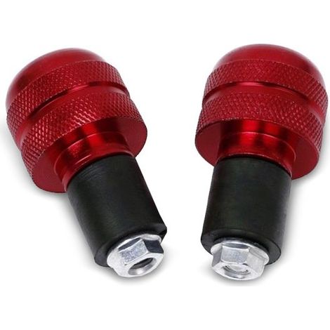 Tappi / massa del manubrio Tourtecs LE6 per moto manubrio universale rosso