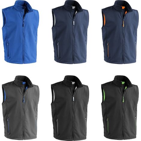 GILET PONENTE SOFTSHELL NERO/SILVER TG  M (1/5)