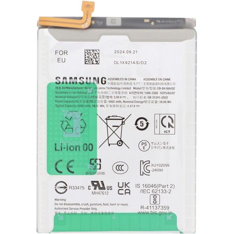 Batterie - SAMSUNG - Galaxy A26 - 5000mAh - Lithium Ion - Service Pack Gris (1/4)