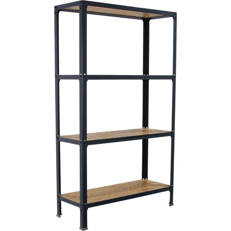 Simonhome Click Wood Mini Regal anthrazit OSB