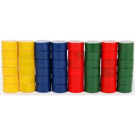 10 mm farbige Magnete 48 Stk