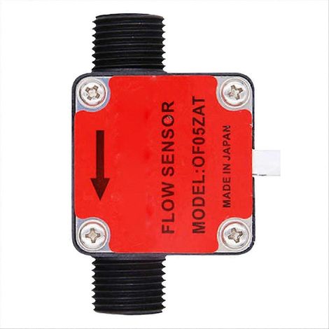 Capteur de débit à effet Hall à engrenage plastique 1/2" pour lait et eau, 3,5-24 V CC (1/5)
