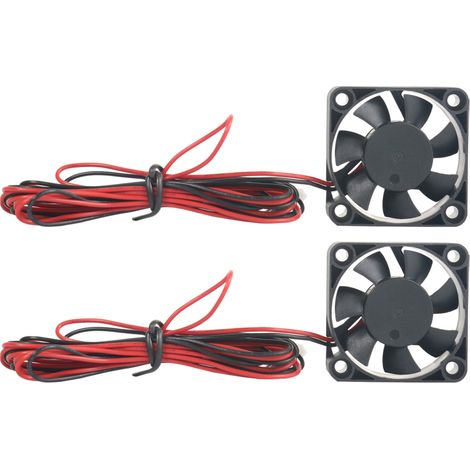Lot de 2 ventilateurs de refroidissement sans balais 404010 mm CC 24 V avec palier lisse, compatibles avec l'extrudeuse d'imprimante 3D Ender-3/Ender-3 Pro (1/5)