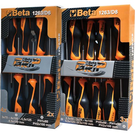 SERIE GIRAVITI ART. 1263 '1263 D/6' pz 6 (4 taglio - 2 croce)  - BETA