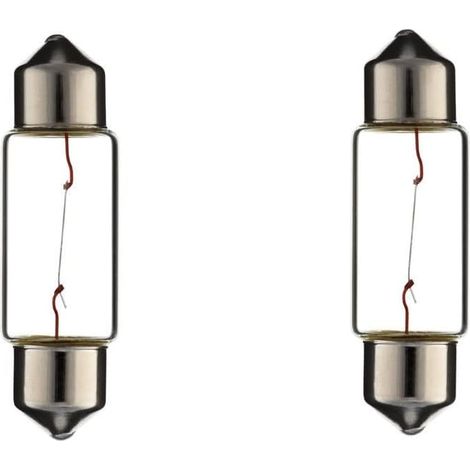 2x Ampoule SV8.5 5W 24V 10X36 camion fourgon voiture tracteur véhicule agricole