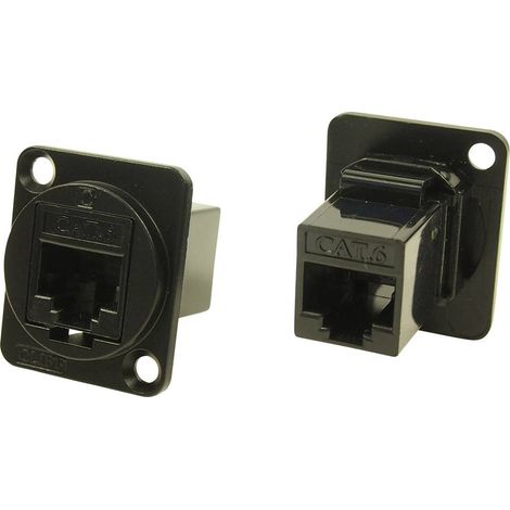 Adaptateur RJ45 femelle vers RJ45 mâle Cliff CP30222MB 1 pc(s) W908751 (1/2)