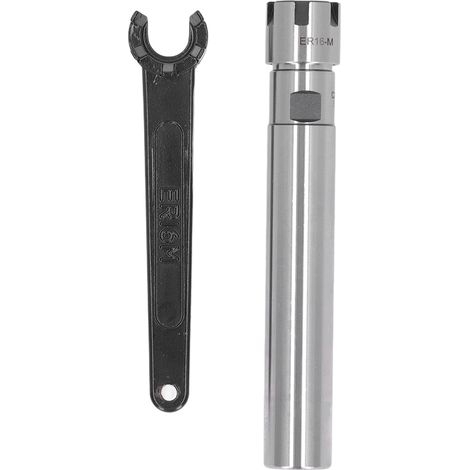 Mandrin ER16M C20 100L Tige d'Extension de Pince en Carbure pour Fraisage CNC, Porte-Outils en Métal Dur (1/5)